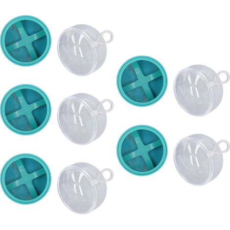 Boîte de rangement portable anti-poussière et imperméable pour 5 éponges à maquillage, avec supports, pour femmes et filles. (1/5)