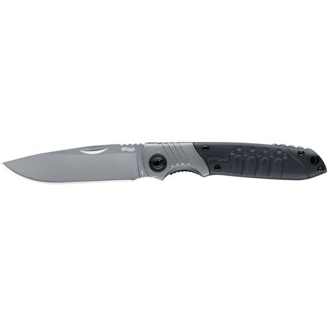 Walther Arbeitsmesser Every Day Knife 5.0775 mit Holster, mit Clip Schwarz, Silber