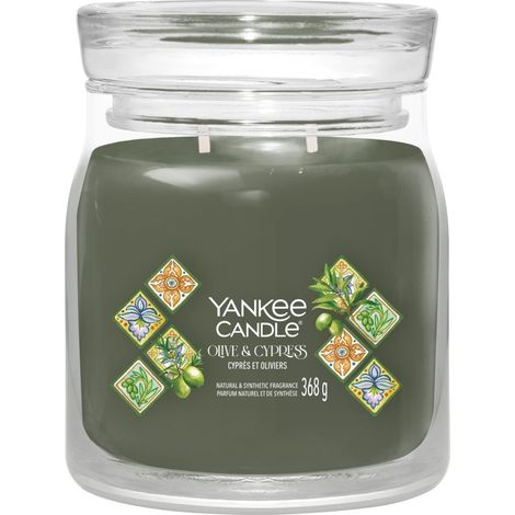 Yankee Candle Duftkerze Olive & Zypresse 368 g (1/5)