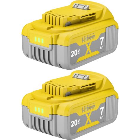 Ersatz-Lithium-Ionen-Akku, 7000 mAh Kapazität, vielseitige Kompatibilität, 2 Akkus (1/2)