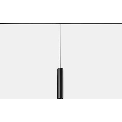 LedsC4 Vela - Pendelleuchte und 595lm mit Warmweiß 2700K. Gehäuse aus Aluminium. Farbe Schwarz