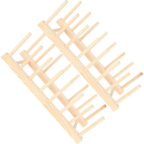 Étagère Murale en Bois pour Organiser Vos Ustensiles de Cuisine - Rangement Solide et Décoratif
