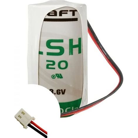 Saft Batteria litio 3,6V 13Ah compatibile sirena WI11.0. Meta System - LSH20DX