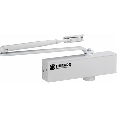 THIRARD - Ferme-porte automatique hydraulique Design force 2 à 4, blanc - THIRARD