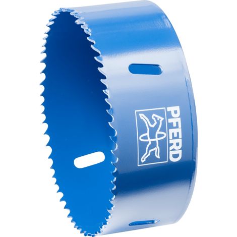PFERD TOOLS Bi-Metall Lochsäge Co8/M42 Ø 111 mm Schnitttiefe 31 mm für Stahl, Edelstahl, Blech, Holz (1/4)