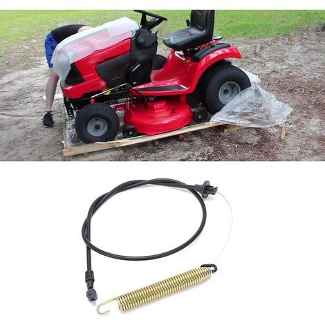Câble d'embrayage de lame de tracteur à gazon – Remplacement en métal pour Craftsman LTX1000 – Compatible avec AYP-LT 42'' (1/5)