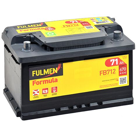 Batterie FULMEN Formula FB712 12v 71AH 670A LB3D (1/5)