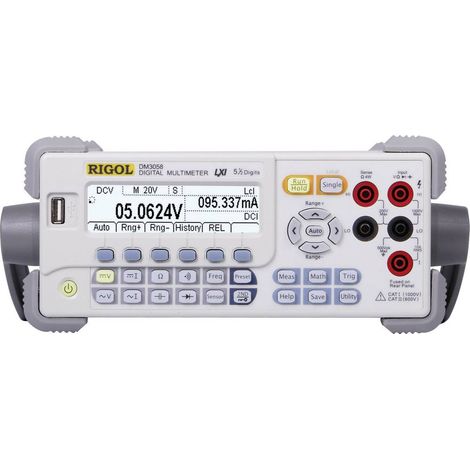 Rigol DM3058E Multimetro da tavolo digitale CAT II 300 V Display (Counts): 200000