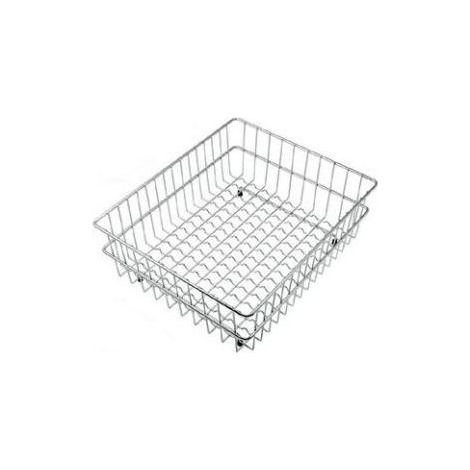 CM 093100 Cestello per lavandino in Acciaio inox 330 x 390 mm colore Acciaio inox
