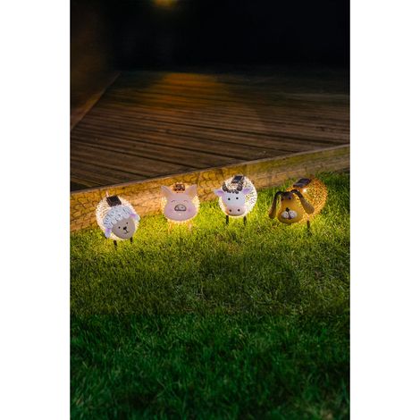 MOUTON SOLAIRE MÉTAL H18CM - 7 Lumens (1/3)