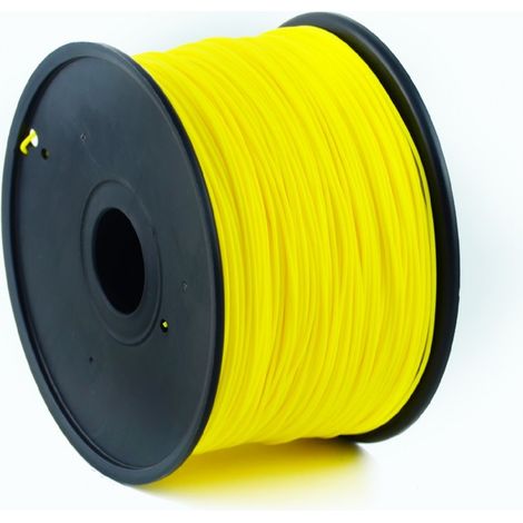 Gembird Filamentcassette ABS fluorscent gelb 1.75mm 1kg Spule (3DP-ABS1.75-01-FY)