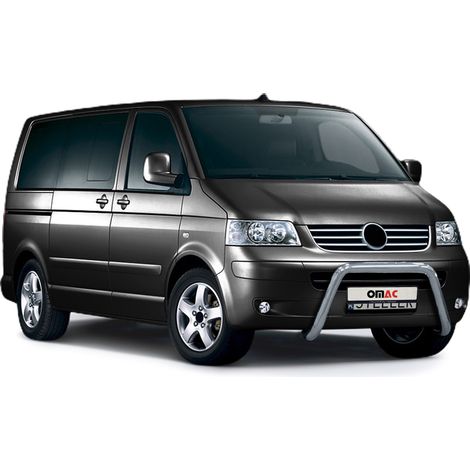 Pare-Buffle Avant Pour VW Transporter T5 2003-2015 Acier Argent