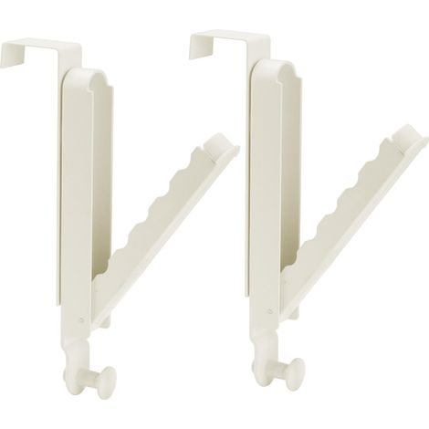 Falttür, 2 Haken, zum Aufhängen, Küche, Büro, Badezimmer, Aluminiumlegierung + Kunststoff, 4,6 cm dick