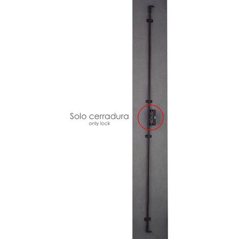 Cerradura Falleba Sin Llave 93/ Marron