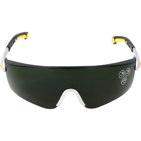 Ortviai Lunettes de Sécurité Anti-Éblouissement et Anti-Chocs pour Soudage, Laboratoire et Vélo – Verres Polycarbonate EN166/EN169