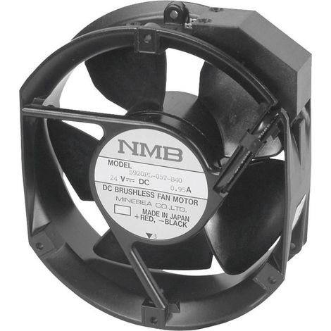 Ventilatore assiale NMB Minebea 5915PC-23T-B30 nero 35W
