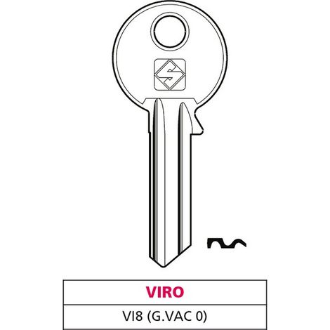 Silca chiave asc vi8 (g. vac 0) viro (20 pezzi) - Silca