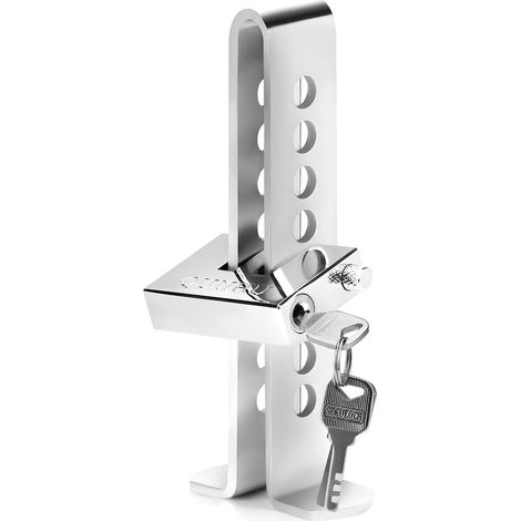 Cadenas Pédale - 1 Unité - Acier Allié - 8 Trous - Antivol Voiture - 19,2 cm (1/5)
