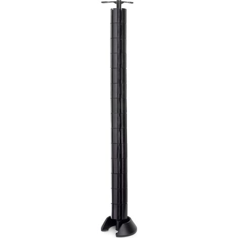 Emuca Kabeleinführungssäule Hexa, Kunststoff, Schwarz (1/5)