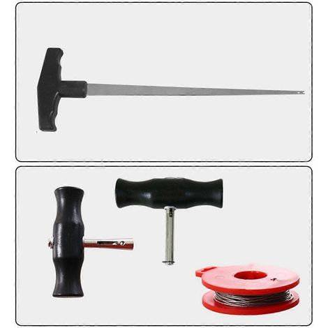Kit d'outils pour le démontage de pare-brise de voiture, antidérapant, compact et facile à utiliser. (1/5)