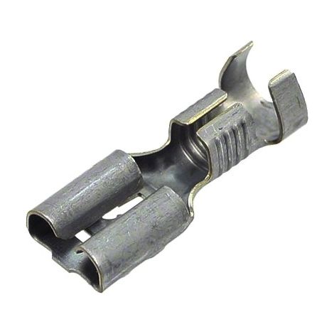 Terminale series 250 Fastin-Faston 6,3x0,8 femmina sezione 3-6 ottone stagnato