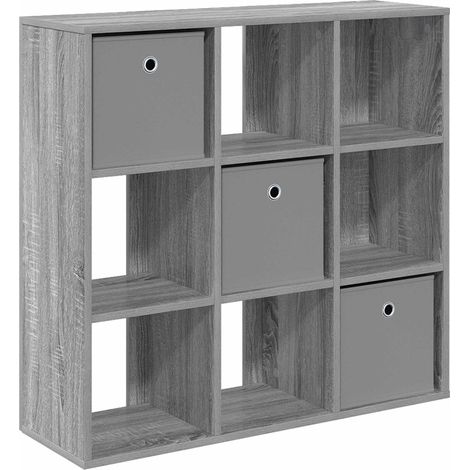 Maison Exclusive - Credenza con cassetto Grigio Sonoma 88,5 x 29 x 84,5 cm
