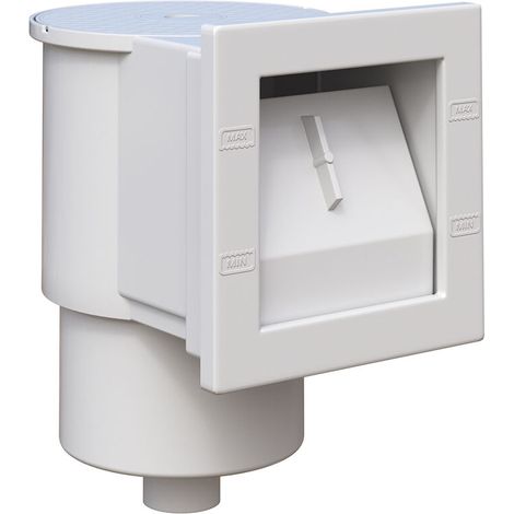 Kit d'écumeur, blanc, écumeur EPool pour ramasser les feuilles flottantes, filtre mural, bonde de fond de piscine-AquaForge (1/5)