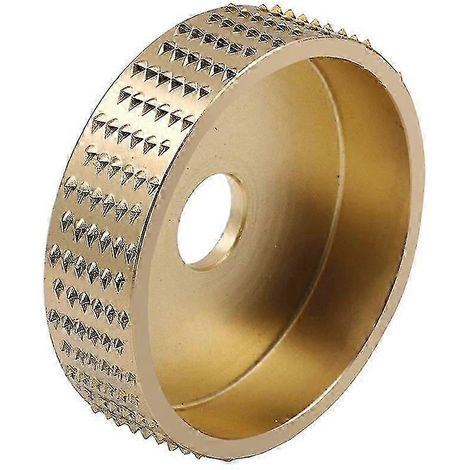Meules en carbure de tungstène pour le ponçage du bois, compatibles avec les meuleuses d'angle (irisfr1pcsgold) (1/5)