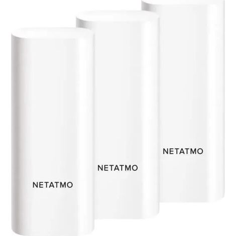 Netatmo DTG-EC Rilevatori di Apertura Bianchi Confezione da 3