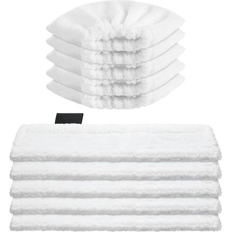 10 waschbare Mikrofasertücher für Kärcher Dampfreiniger EasyFix SC1, SC2, SC3, SC4, SC5
