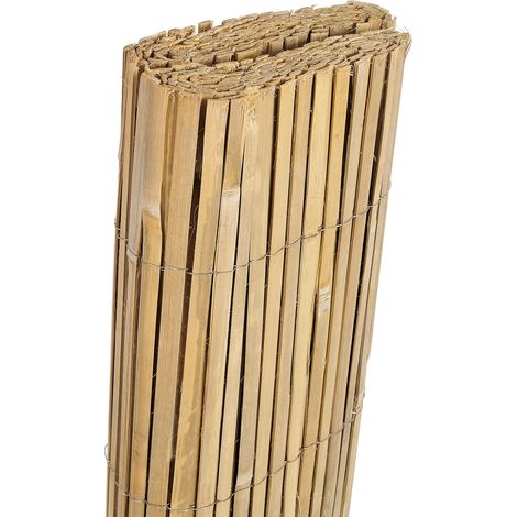 Canisse en bambou refendu - Occultant naturel - 1 x 5 m (1/2)