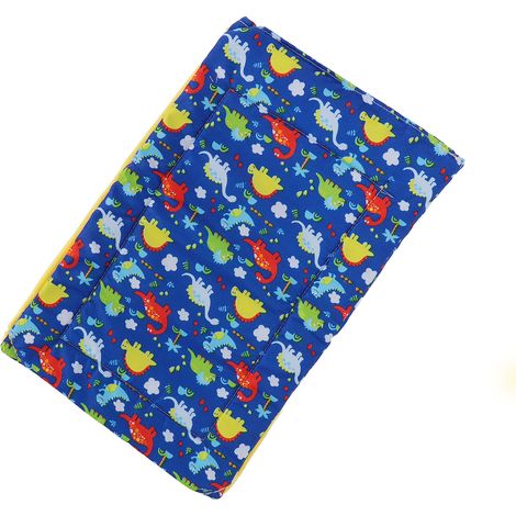 Sac de couchage doux et chaud pour reptiles, lit pour dragon barbu avec oreiller pour dragon barbu et gecko léopard (couette jaune dinosaure) (1/5)