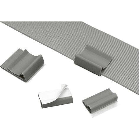 Panduit Flat Cable Mount Support de câble collage FCC-A-C8 gris 1 pc(s) (1/4)