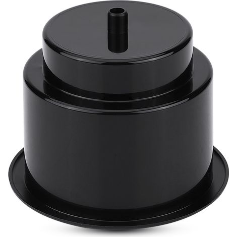 Porte-gobelets pour bateau, porte-gobelets en plastique universels pour porte-gobelets de remplacement pour bateau avec trou de vidange pour porte-gobelet, blanc/noir(Noir).