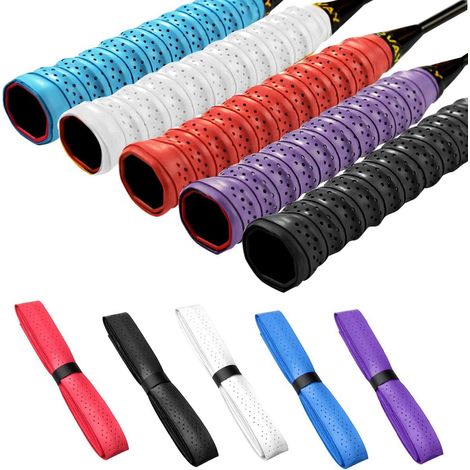 Surgrip antidérapant pour raquettes de badminton, tennis et squash (1/5)