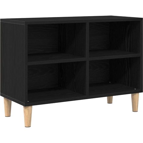 Maison Exclusive - Meuble TV Chêne noir 69,5 x 30 x 50 cm Bois d'ingénierie