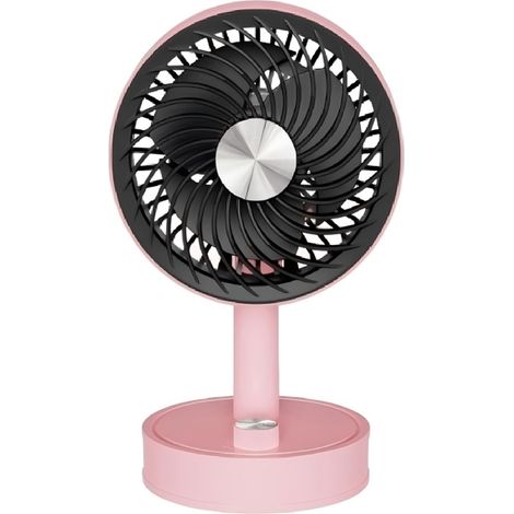 Ce nouveau mini ventilateur de bureau rose est puissant, possède un design simple, est portable, facile à utiliser et peut être chargé via USB.