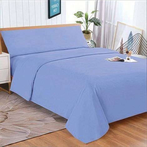 Ensemble de draps 3 pièces doux avec housse de couette et taies d’oreiller, linge de lit confortable toutes saisons, 180x200 cm (1/3)