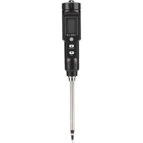 Bodenleitfähigkeitsmessgerät mit wasserdichtem Digitaldisplay, 3-in-1, präzises Mehrzweck-Leitfähigkeitsmessgerät für Pflanzen (1/4)