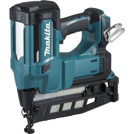 Makita – Cloueur sans fil 18V Li-Ion LXT 16 Ga 25 - 64 mm – Moteur Brushless – Éclairage LED – Capacité 800 clous par charge