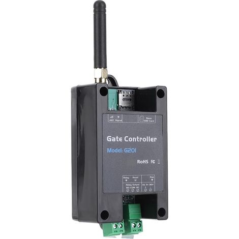 Kit d'ouvre-portes automatiques Ouvre-porte 4G Télécommande GSM Interrupteur à relais Ouvre-porte de garage Remplacer la télécommande pour accessoires de portail coulissant ( Color : G201 , Size : 1 U (1/5)