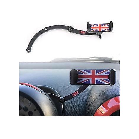 Support de téléphone portable pliable et invisible Mini Cooper 360 pour Mini Cooper R55 R56 R57 R60 R61 (Mini R) (1/5)