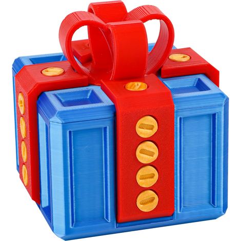 Coffret Cadeau 3D, Boîte à Vis Amusante Boîte Cadeau avec Vis Conteneur Cartes d'argent Boîtes Cadeaux Fantaisie Cadeau Créatif pour Anniversaire Noël Halloween (1/5)
