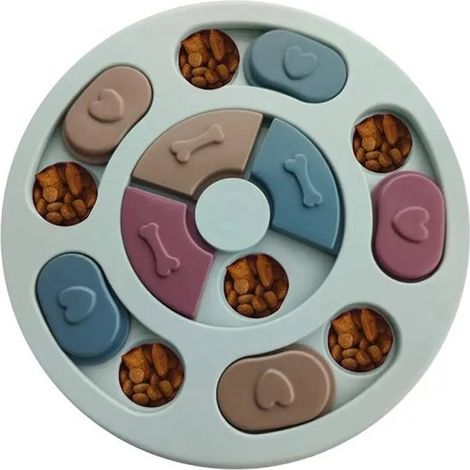 Jouet d'intelligence pour chien – Puzzle cérébral – Slow feeder anti-glouton – Stimule la réflexion et l'occupation (1/2)