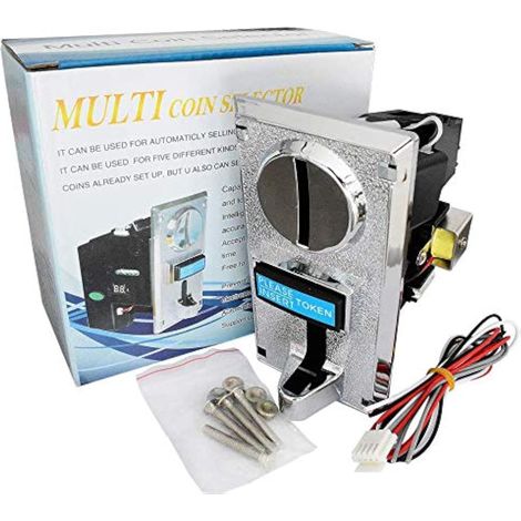 Tipi di componenti: CPU Multi Coin Acceptor Selettore Programmabile per Videogiochi Arcade, Distributori, Lavatrici, Supporto Componenti, Uscita Multisegnale