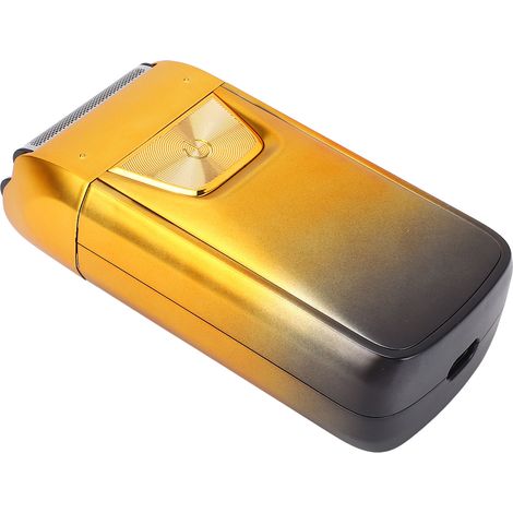 Tondeuse à cheveux électrique à grille pour hommes, écran LED, tondeuse à favoris, batterie 1200 mAh, tête réglable, double grille, finition or (1/5)
