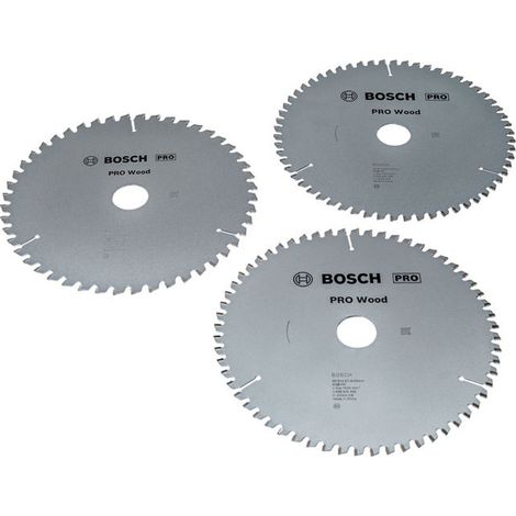 Bosch PRO Wood Kreissägeblatt-Set, 3er Pack, 216 x 30 mm (1/2)