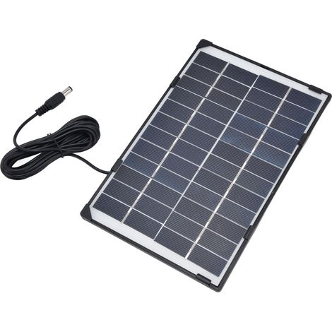 DC5521 Ausgang 6W 12V Solarpanel DIY Solarladegerät Polysilizium-Tablet-Generator für Lampe (1/5)