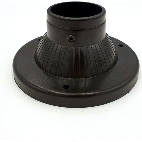 Base Da Pavimento Per Pali Diametro 60mm In ABS Per Serie APOLUX VELAMP SPH162