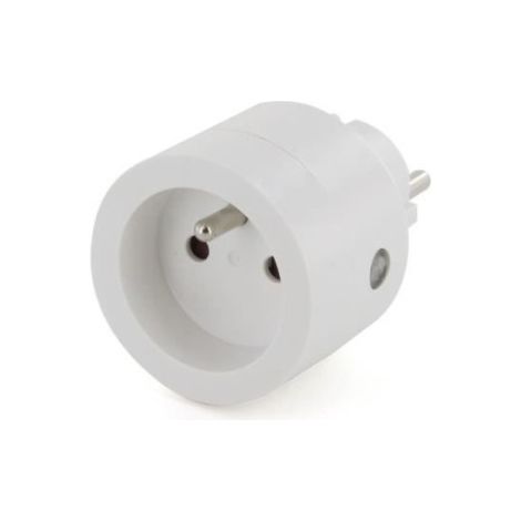Prise connectée - CHACON - Programmateur Wi-fi - On/Off - 10 A - FR - Blanc (1/5)
